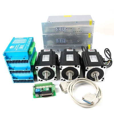 CNC Router Kits 4axis NEMA 34 Stepper Motor Closed Loop CNC Router And Mill-stepper Motor 4n.m With Hss86 Driver Nema 34 Stepper Motor Kits closed loop